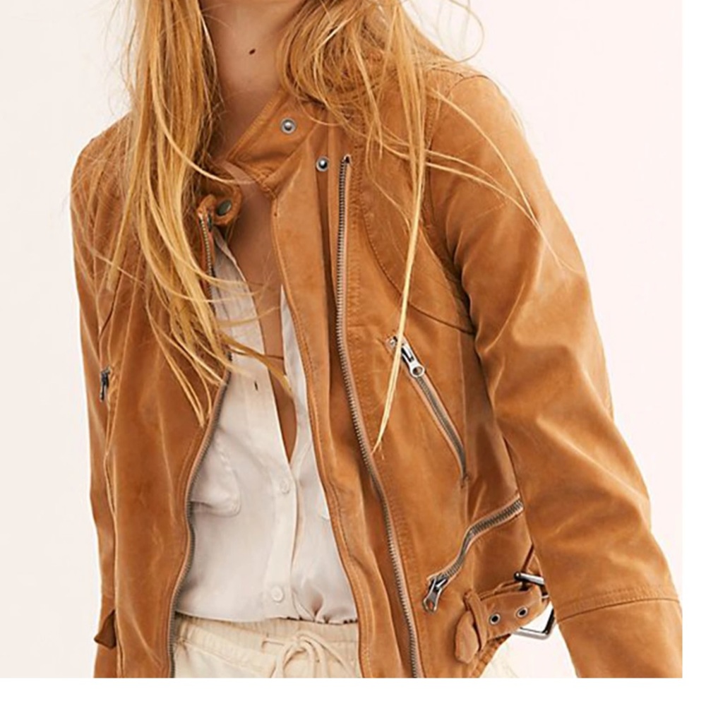 NWT | Free People Fenix Moto Jacket Large - Picture 1 of 8